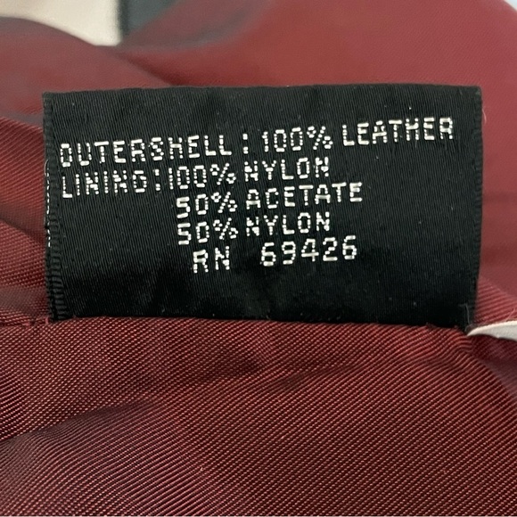 Vintage 90s Y2K Wilson’s Leather Pelle Studio zip Up Jacket size S - Picture 6 of 16